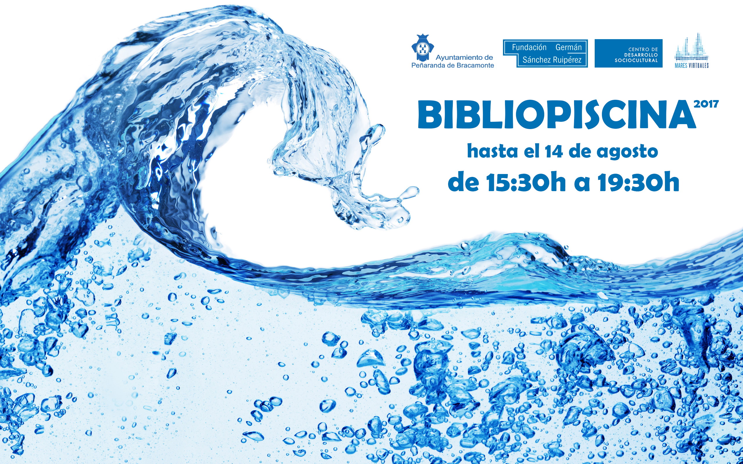 La biblipiscina abre sus puertas mañana para refrescar el verano cultural de Peñaranda