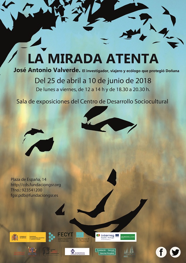 El Centro de Desarrollo Sociocultural acoge la exposición «José Antonio Valverde. LA MIRADA ATENTA. El investigador, viajero y ecólogo que protegió Doñana»