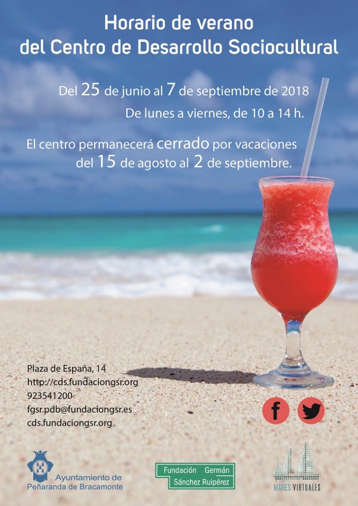 Horario de verano 18 del CDS