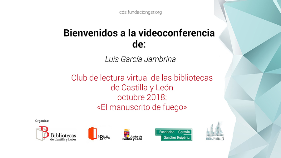 Videoconferencia con Luis García Jambrina