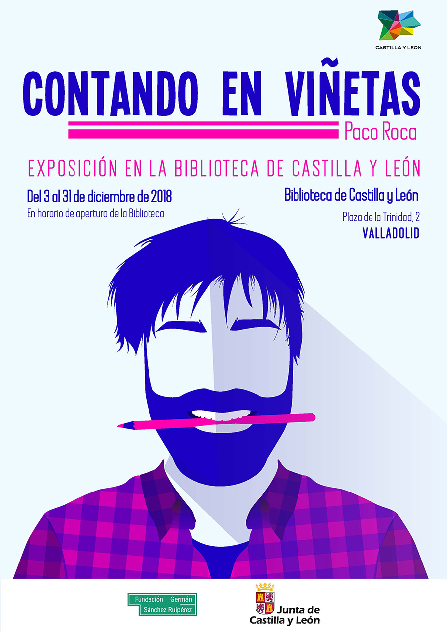 Paco Roca explica el oficio de dibujante de cómics en la exposición «Contando en viñetas»