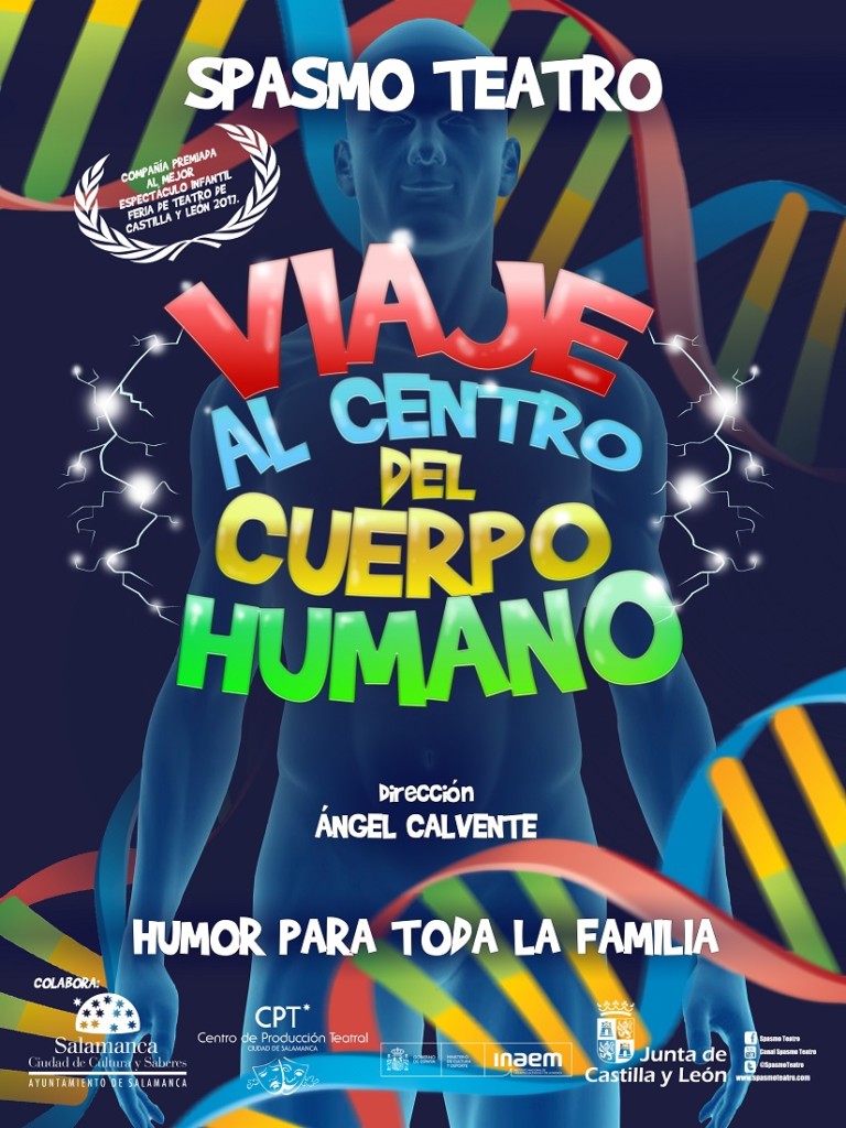 CARTEL VIAJE AL CENTRO DEL CUERPO HUMANO