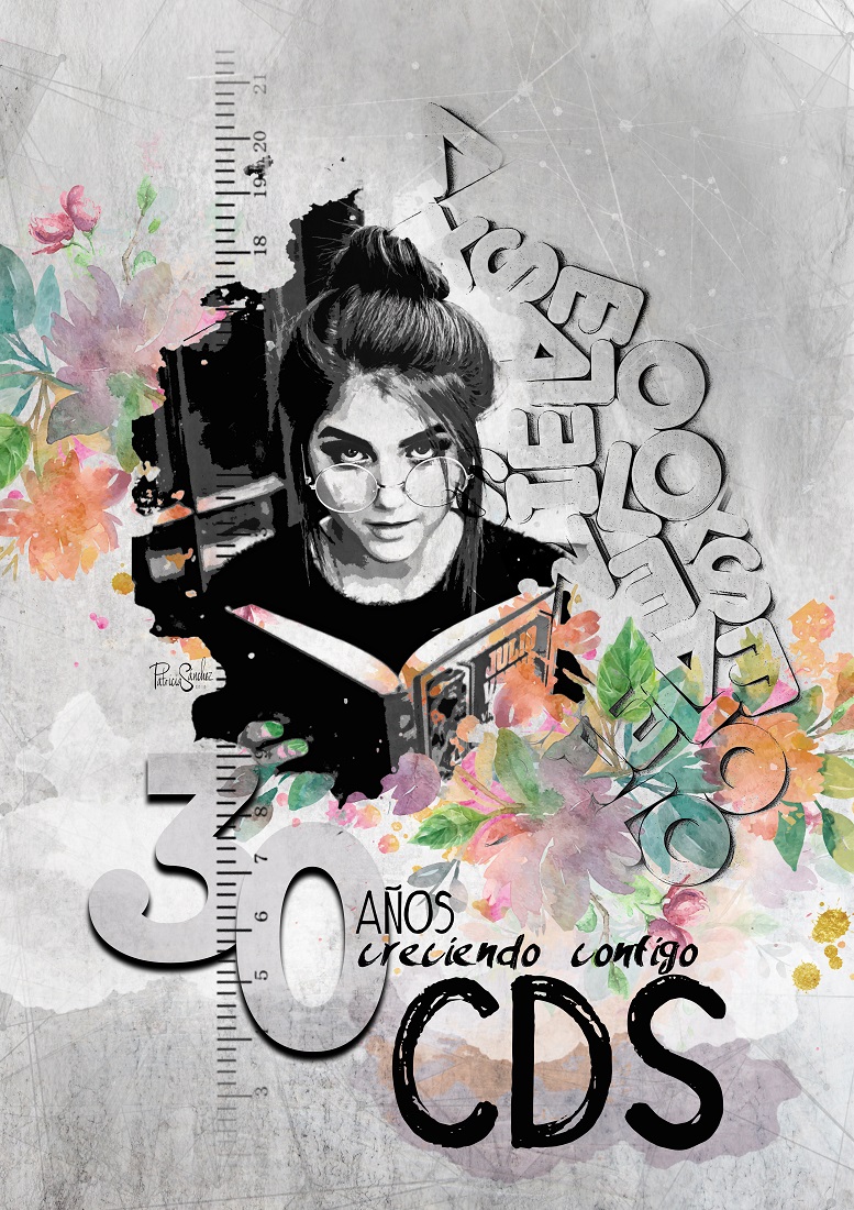 La artista salmantina Patricia Sánchez regala una obra digital diseñada especialmente para el Centro de Desarrollo Sociocultural y su Biblioteca con motivo de su XXX Aniversario