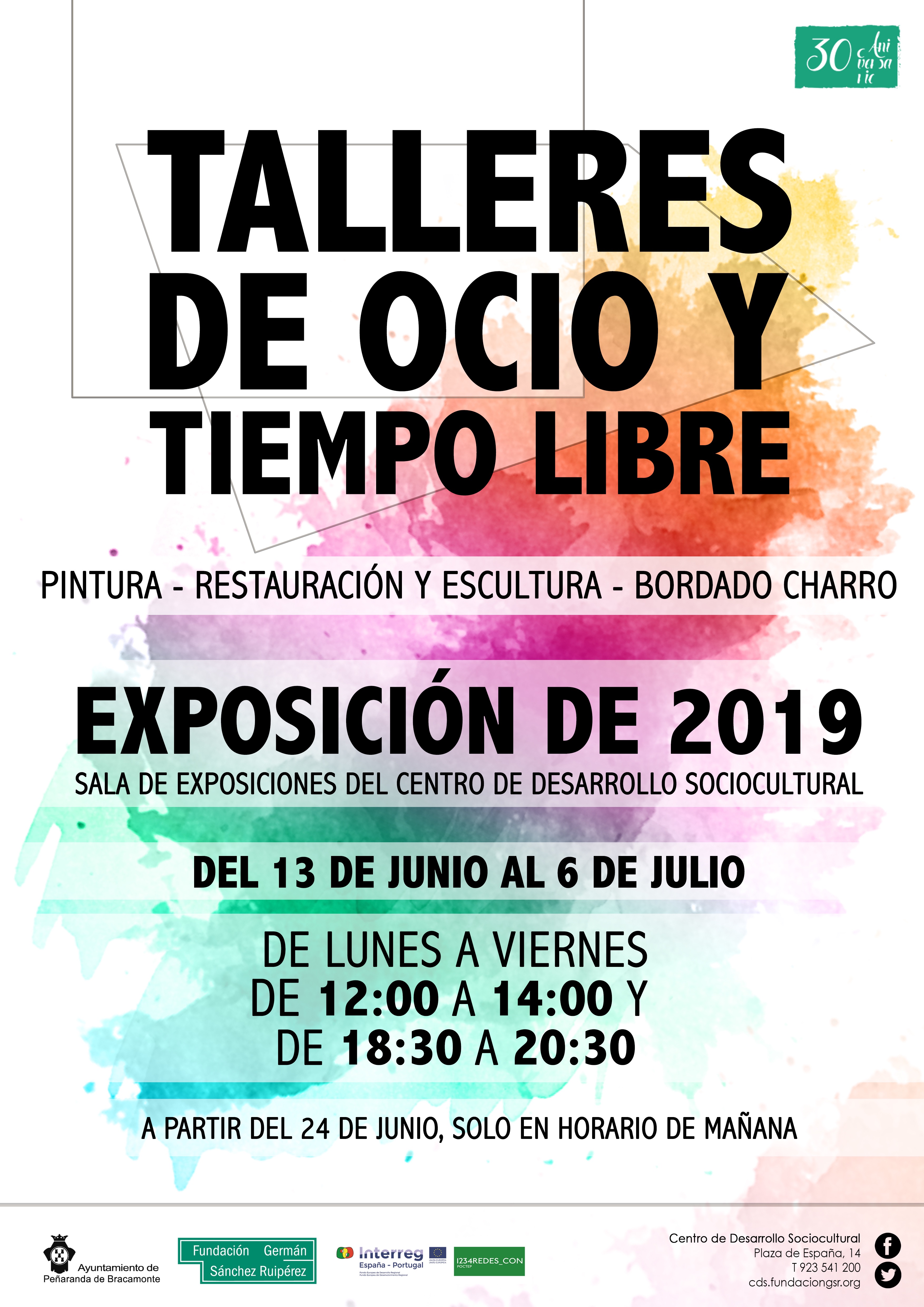 Vuelve la exposición de los trabajos de los «Talleres de Ocio y Tiempo Libre»