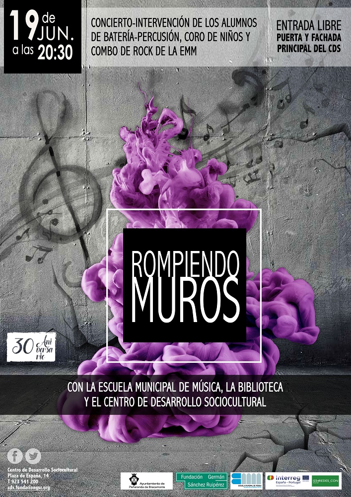 La EMM celebra el 30 aniversario del CDS y lo une al de la caída del Muro de Berlín con «Rompiendo muros»