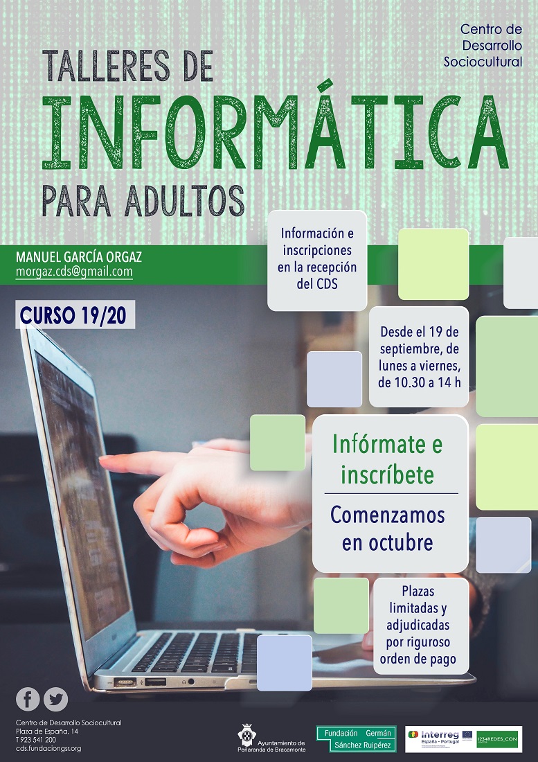 Abierto el plazo de inscripción de los talleres de Informática, Inglés y Robótica para el curso 2019-2020