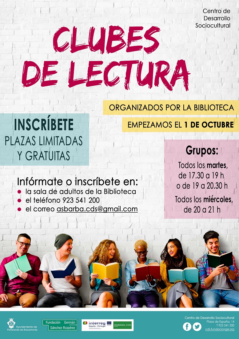 La Biblioteca abre el plazo de inscripción de los Clubes de Lectura 19/20