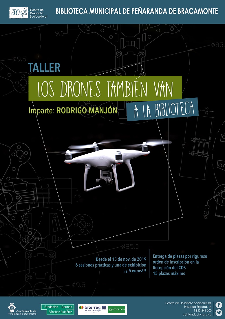 La Biblioteca organiza dos talleres sobre Instagram y manejo de drones
