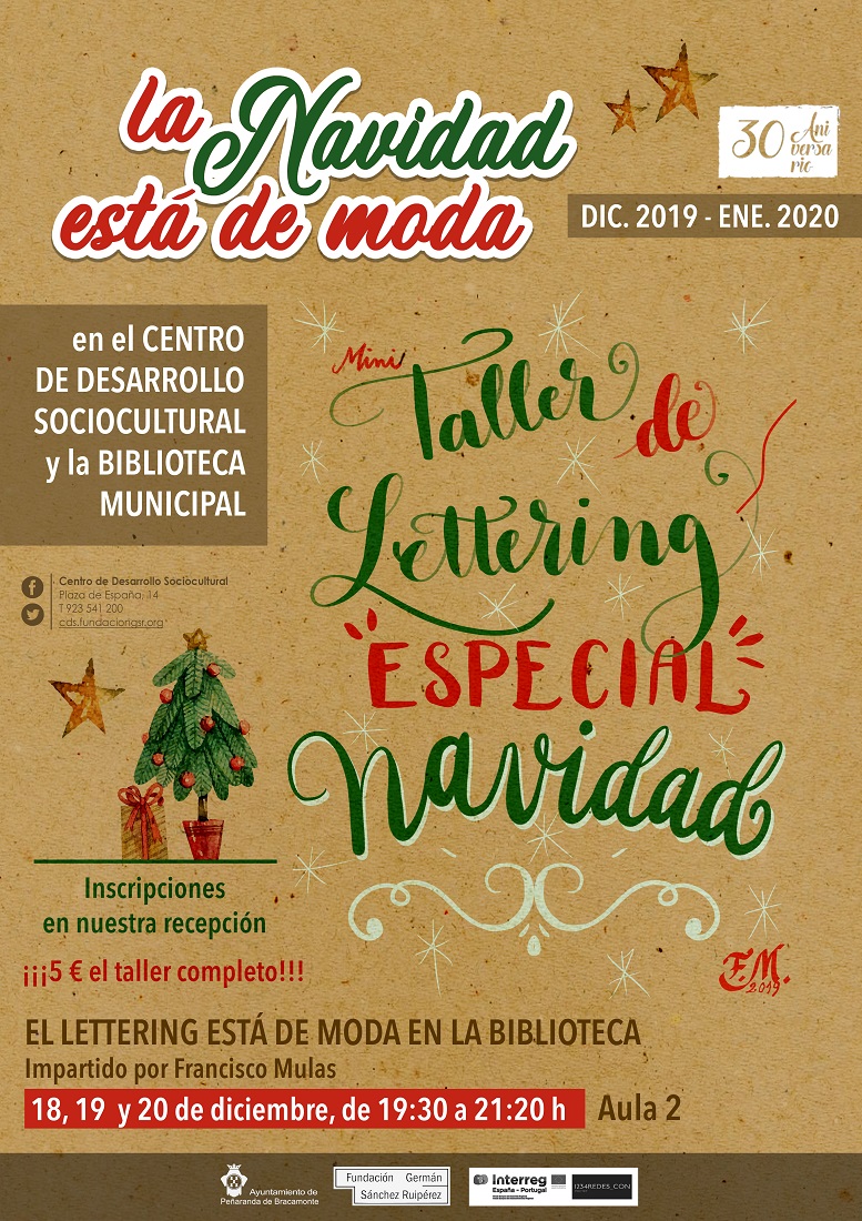 La biblioteca abre el plazo de inscripción del Taller de Lettering