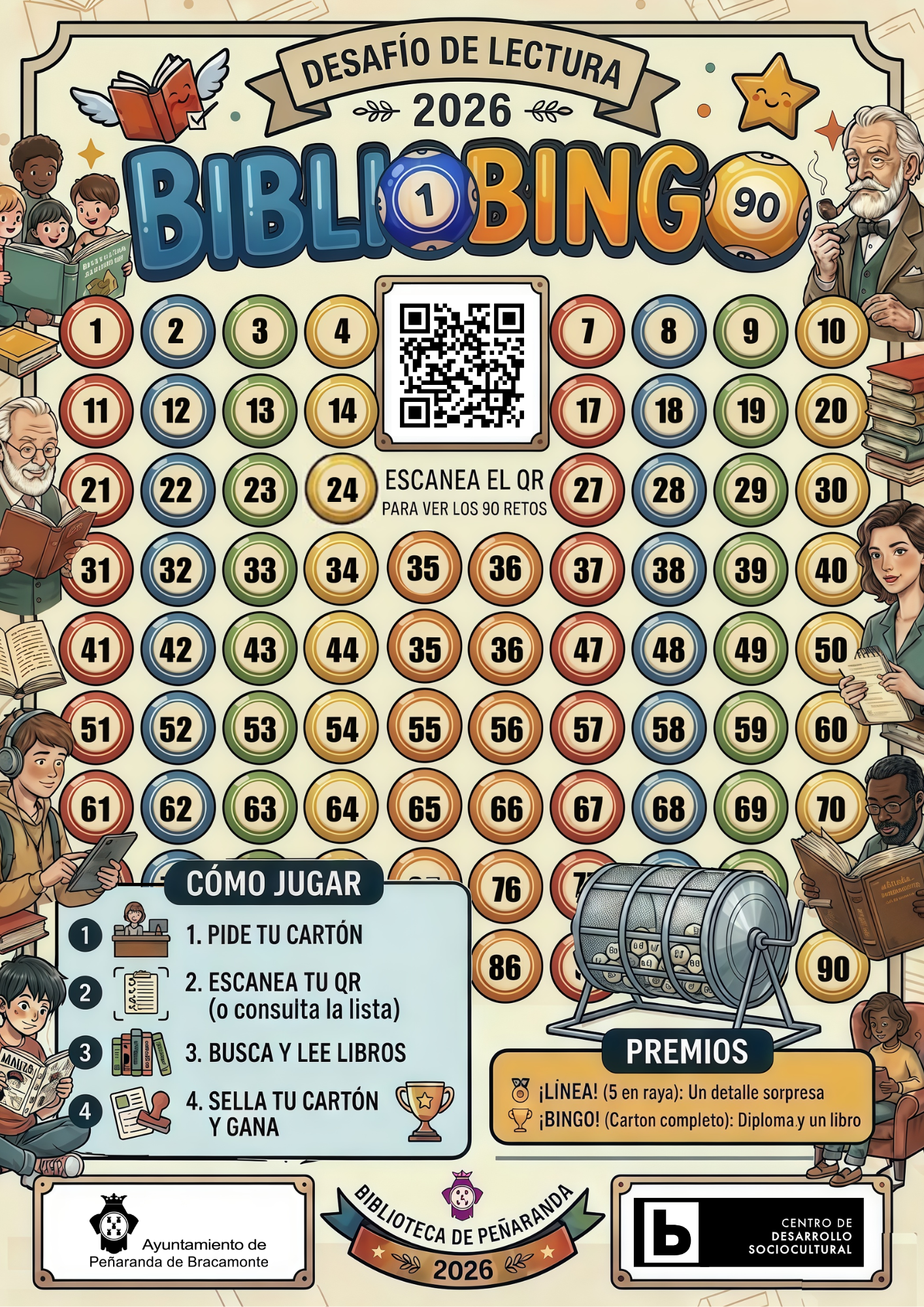 «Bibliobingo 90: El Gran Reto Lector».